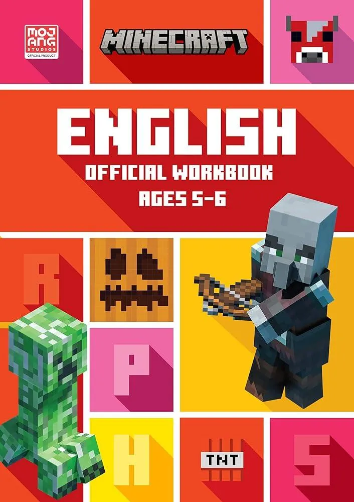 Minecraft English Ages 5-6 : Official Workbook