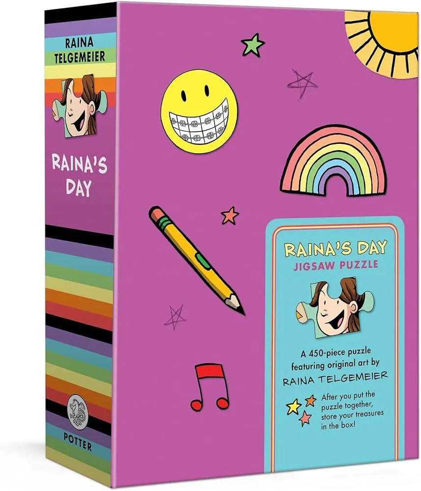 Raina's Day Jigsaw Puzzle : A 450-Piece Puzzle Featuring Original Art by Raina Telgemeier: Jigsaw Puzzles for Kids