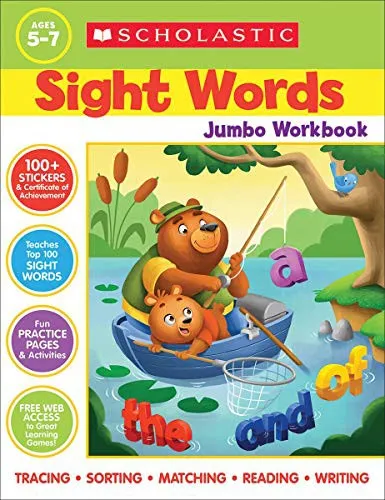 Scholastic Sight Words Jumbo Workbook