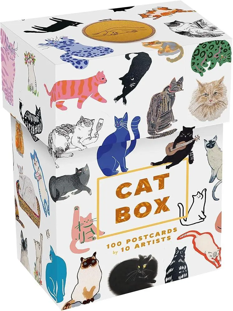 Cat Box : 100 Postcards by 10 Artists