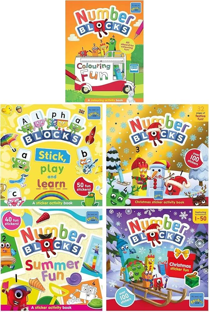 Numberblocks Christmas Sticker Activity Book