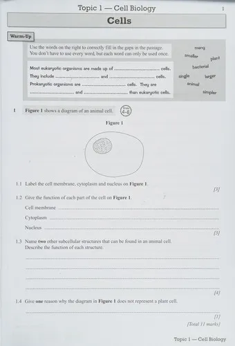 GCSE Biology AQA Exam Practice Workbook - Higher (includes answers)