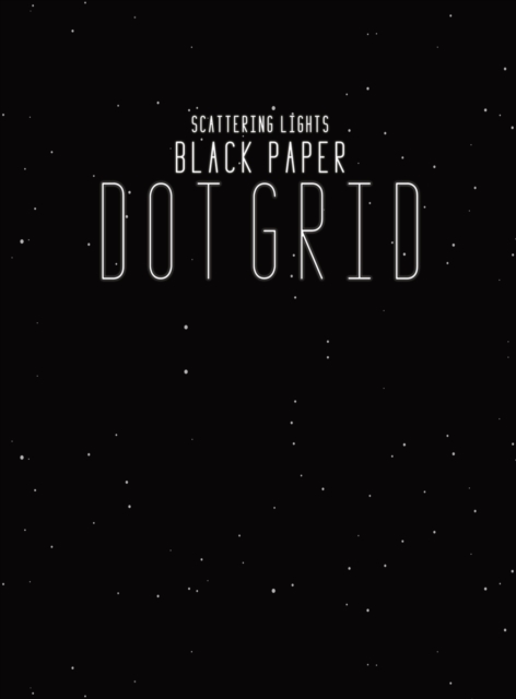 Black Paper Dot Grid Notebook