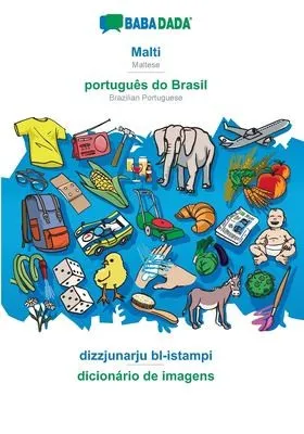 BABADADA, Malti - portugues do Brasil, dizzjunarju bl-istampi - dicionario de imagens