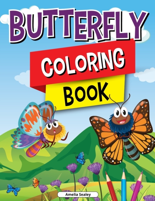 Charming Butterflies Coloring Book for Kids