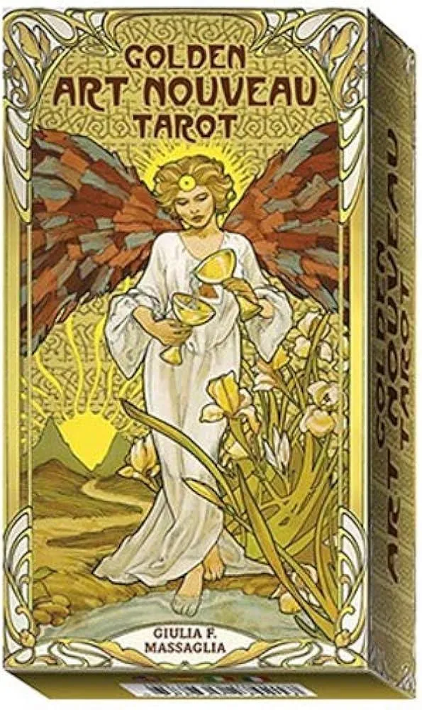 Golden Art Nouveau Tarot - Mini Tarot