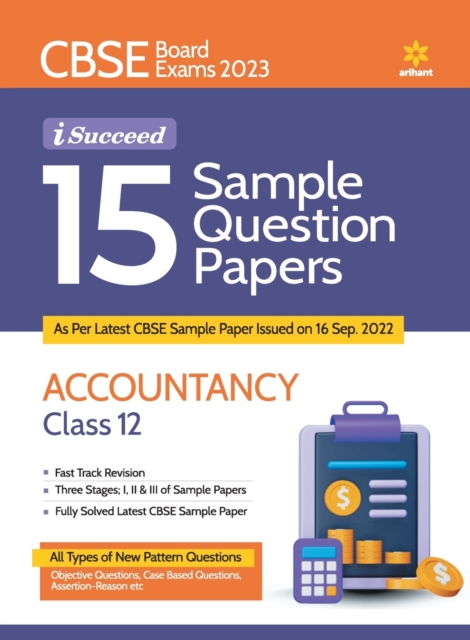 Cbse Board Exam 2023 I Succeed 15 Sample Question Papers Accountancy  Class 12