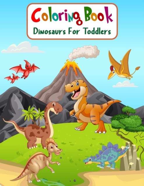 Coloring Book Dinosaurs For Toddlers