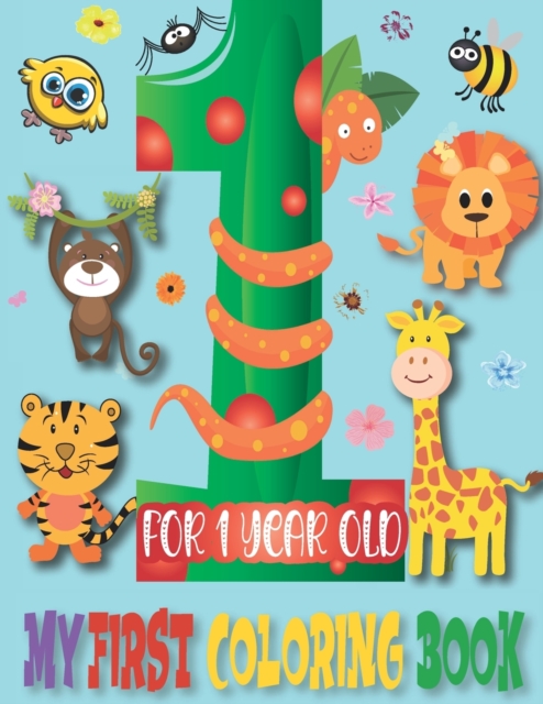 my first coloring book for 1 year old