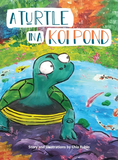 A Turtle in a Koi Pond