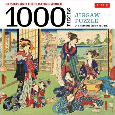 Geishas and the Floating World - 1000 Piece Jigsaw Puzzle : Finished Size 24 x 18 inches (61 x 46 cm)