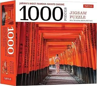 Japan's Most Famous Shinto Shrine - 1000 Piece Jigsaw Puzzle : Fushimi Inari Shrine in Kyoto: Finished Size 24 x 18 inches (61 x 46 cm)