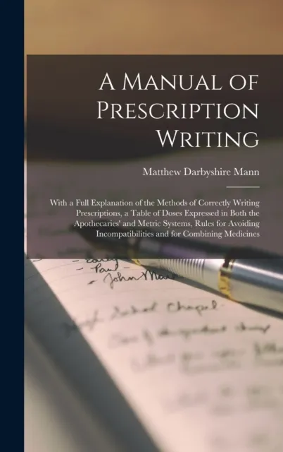 A Manual of Prescription Writing