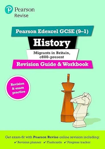 Pearson REVISE Edexcel GCSE History Migrants in Britain, c.800-present Revision Guide and Workbook incl. online revision and quizzes - for 2025 and 2026 exams