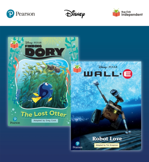 Pearson Bug Club Disney Year 2 Pack A, including Orange and Turquoise book band readers; Finding Dory