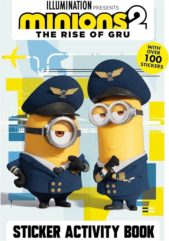 Minions 2: The Rise of Gru Official Sticker Activity Book