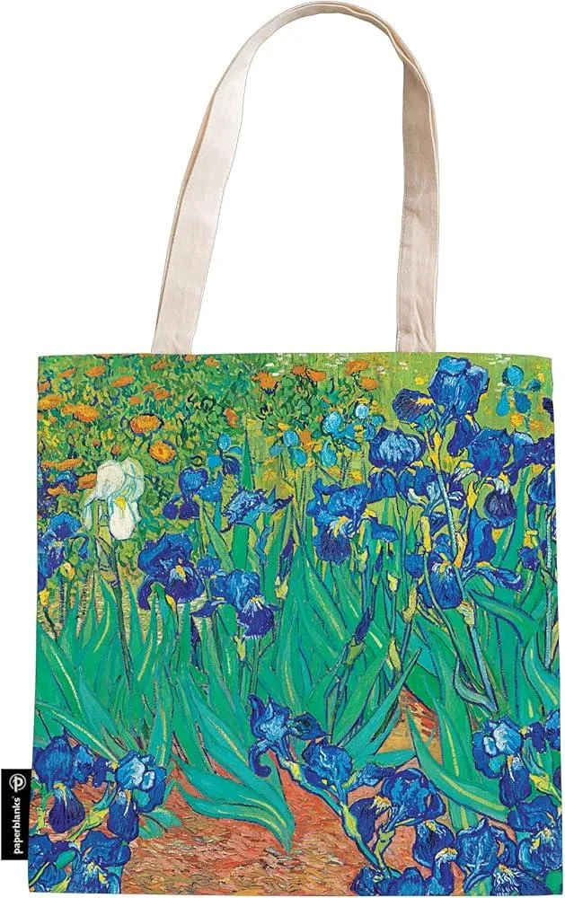 Van Gogh’s Irises Canvas Bag