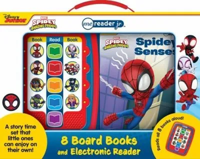 Marvel Spidey and His Amazing Friends: Me Reader Jr 8 Board Books and Electronic Reader Sound Book Set