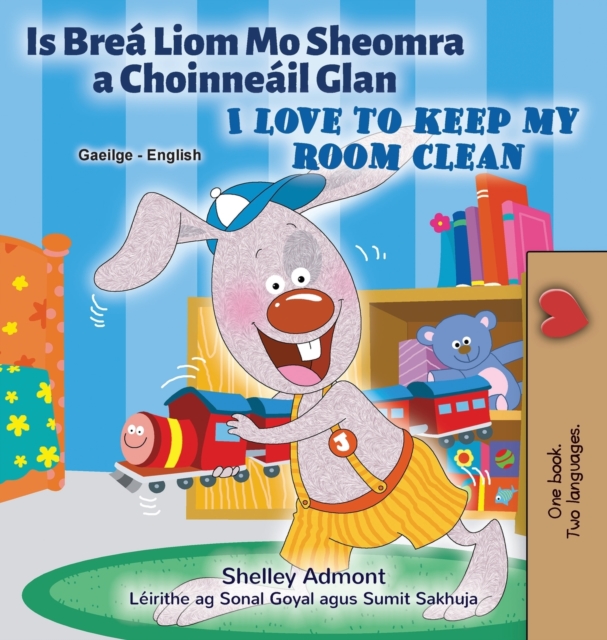 I Love to Keep My Room Clean (Irish English Bilingual Children's Book)
