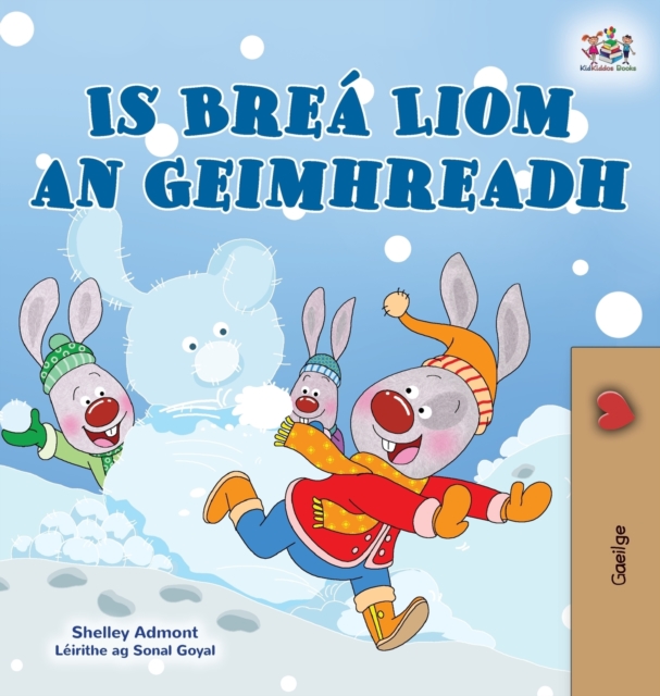 I Love Winter (Irish Book for Kids)