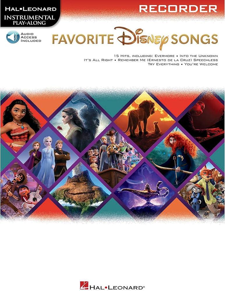 Favorite Disney Songs : Instrumental Play-Along - Recorder