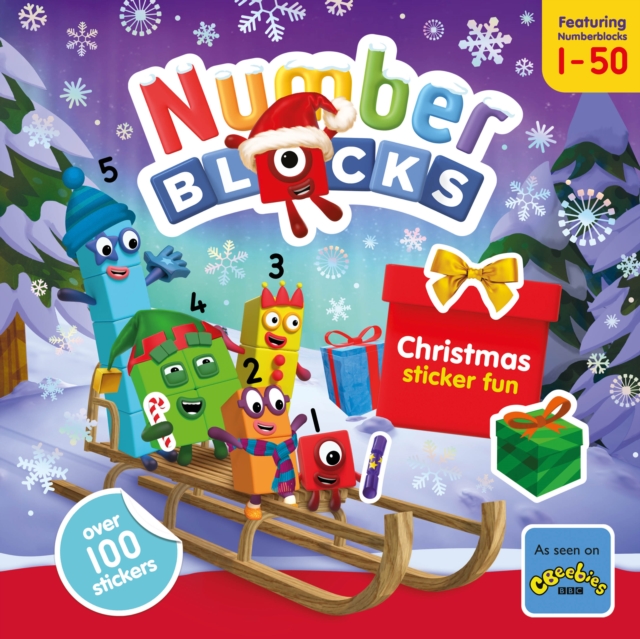 Numberblocks Christmas Sticker Fun
