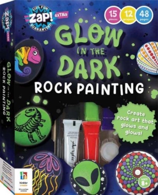 Zap! Extra Glow-in-the-Dark Rock Painting