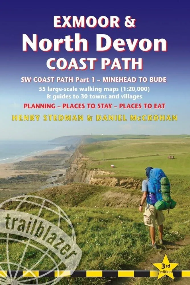 Exmoor & North Devon Coast Path Trailblazer Walking Guide : Minehead to Bude