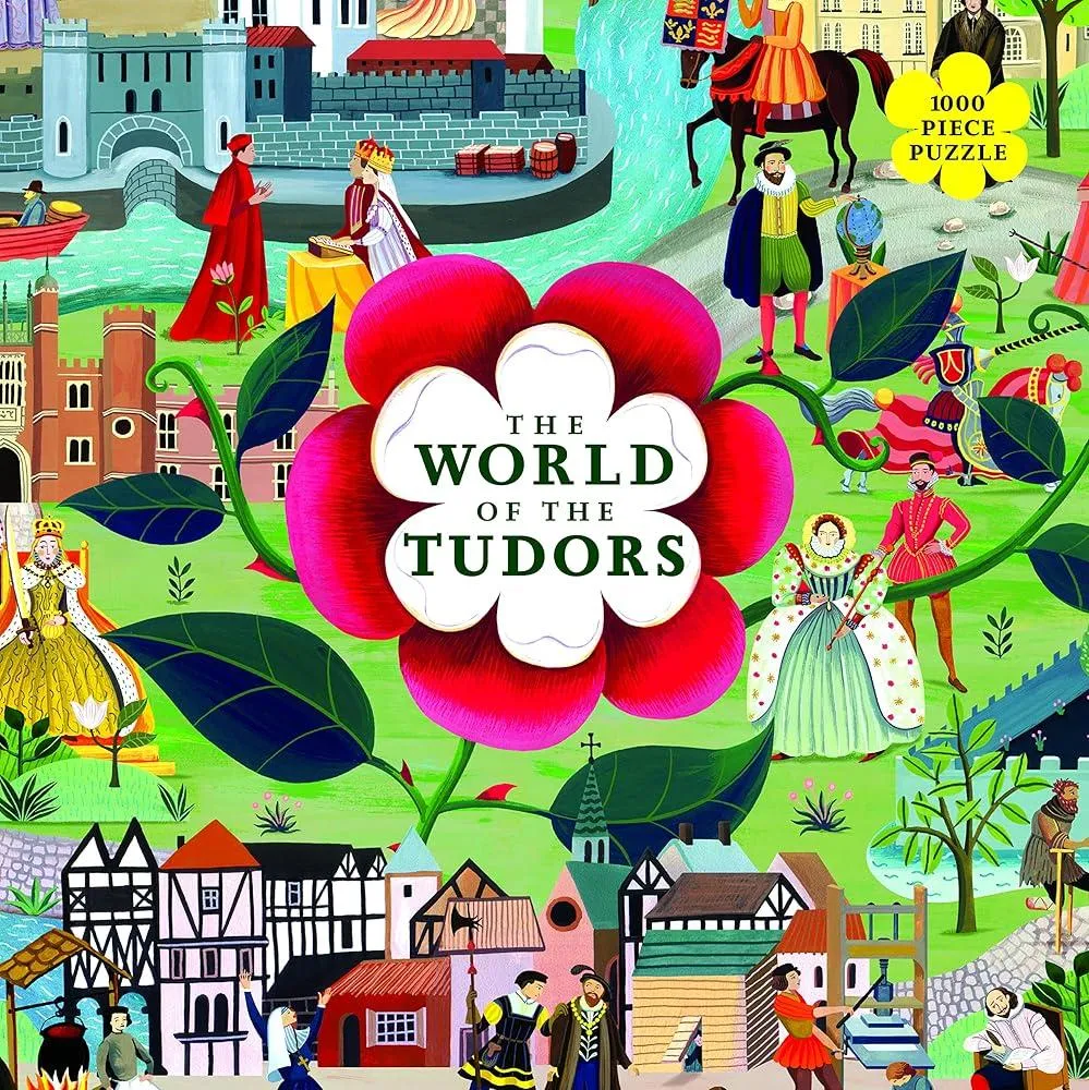 The World of the Tudors : A Jigsaw Puzzle with 50 Historical Figures to Find