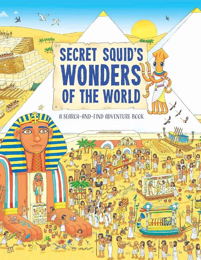 Secret Squid's Wonders of the World : A Search-And-Find Adventure Book : 1