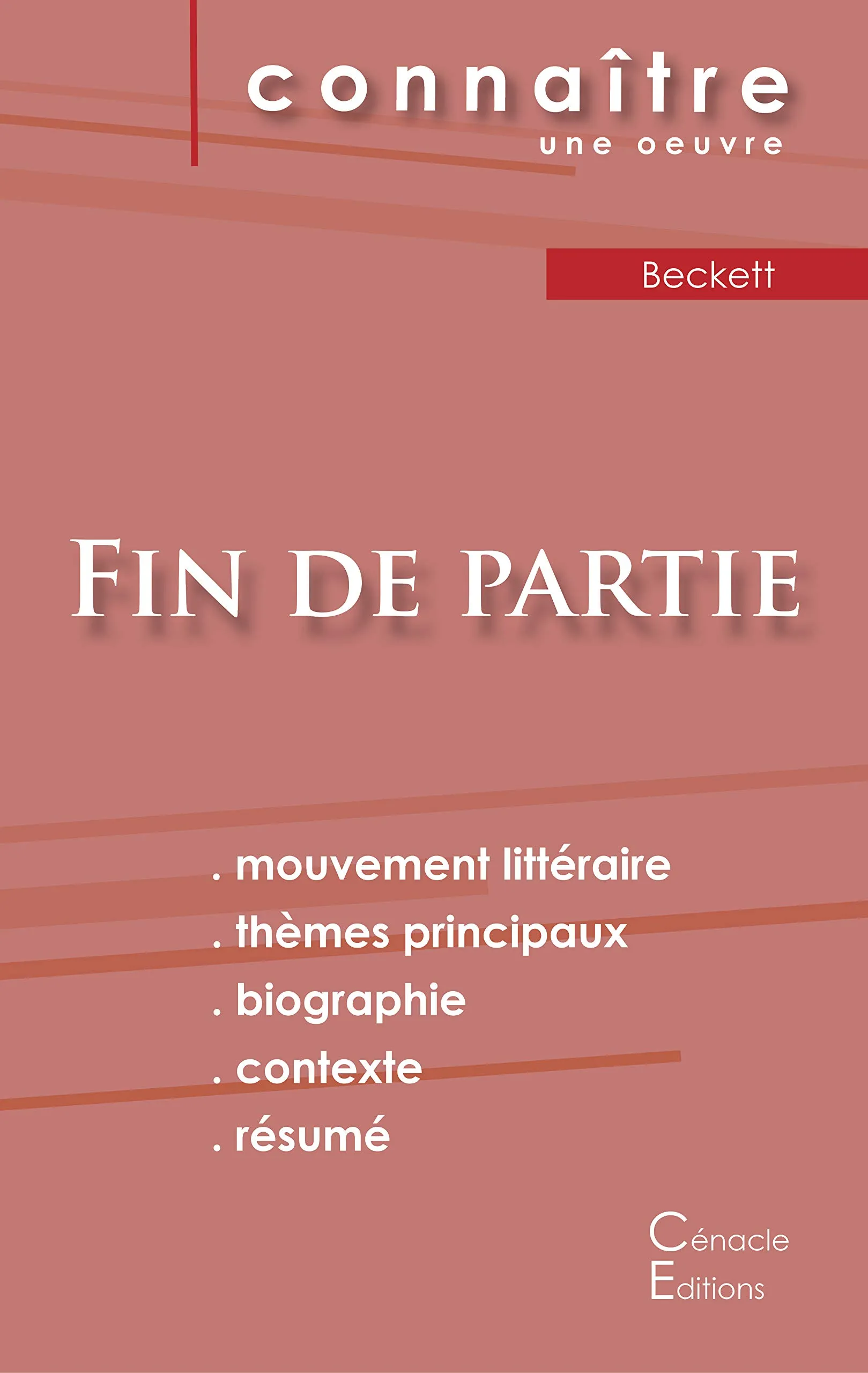 Fiche de lecture Fin de partie de Beckett (Analyse litteraire de reference et resume complet)