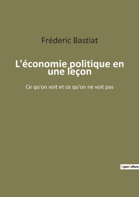 L'economie politique en une lecon