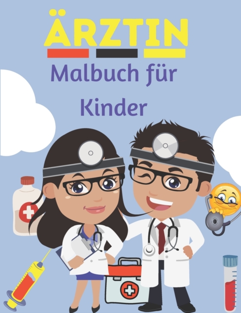 Arztin Malbuch fur Kinder
