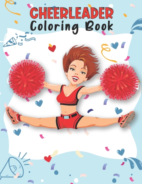 Cheerleader Coloring Book