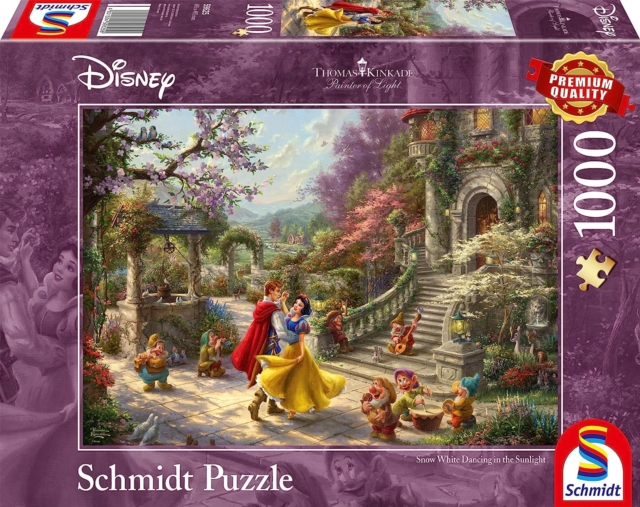 Disney - Snow White Dancing in the Sunlight by Thomas Kinkade 1000 Piece Schmidt Puzzle