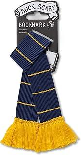 Book Scarf Bookmark - Navy & Yellow