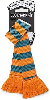 Book Scarf Bookmark - Teal & Orange