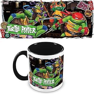 Teenage Mutant Ninja Turtles: Mutant Mayhem (Turtle Power) Black 11oz/315ml Coloured Inner Mug