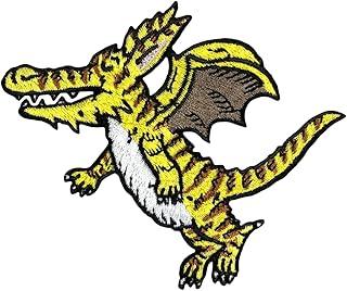 Yellow Dragon Sew On Patch