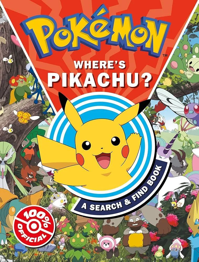 Pokemon Where’s Pikachu? A search & find book