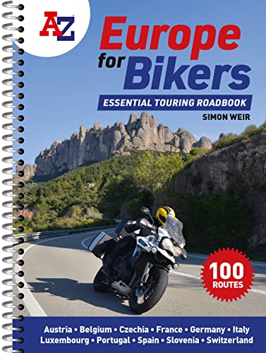 A -Z Europe for Bikers : 100 Scenic Routes Around Europe