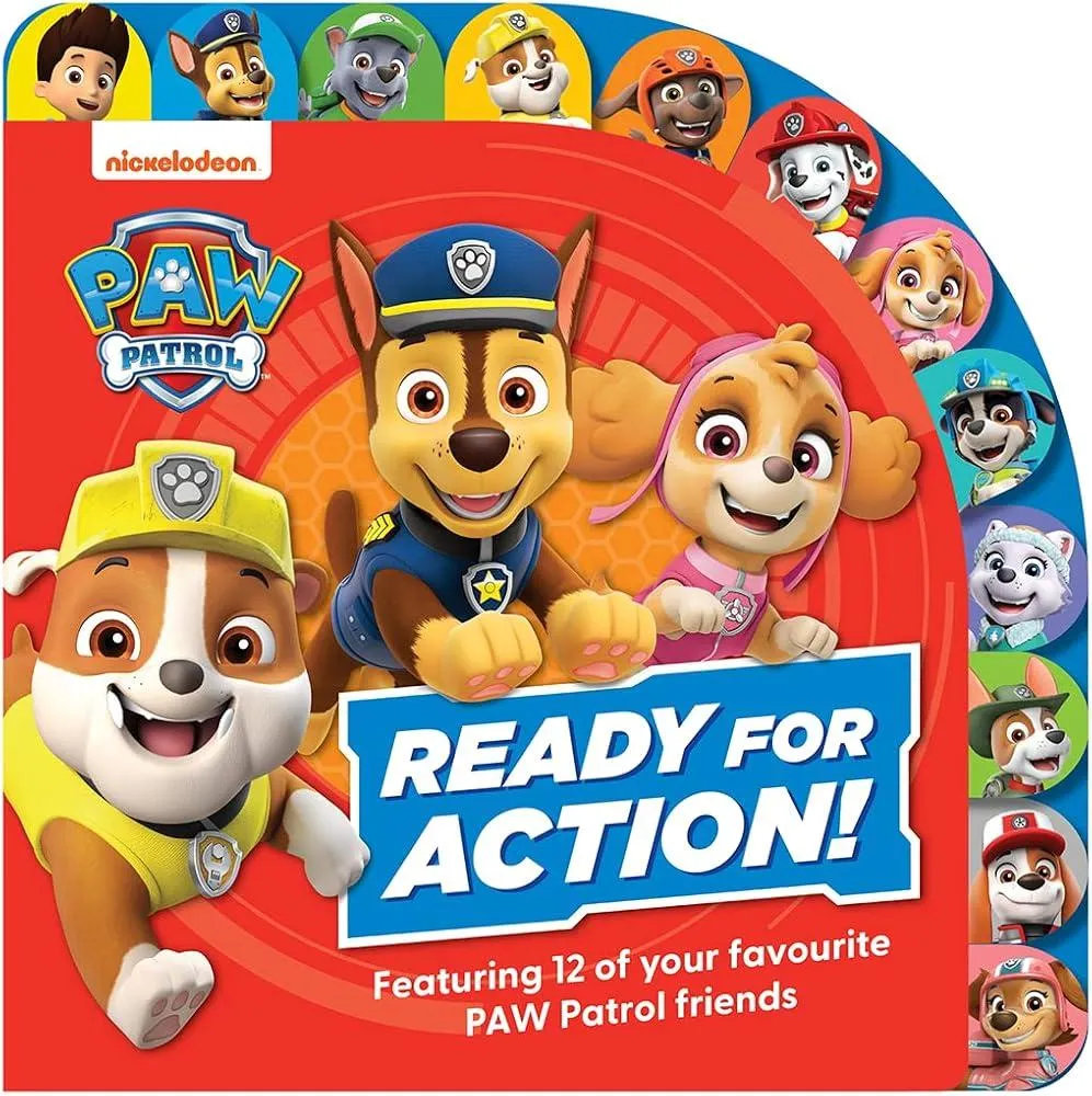 PAW Patrol Ready for Action! Tabbed Board Book