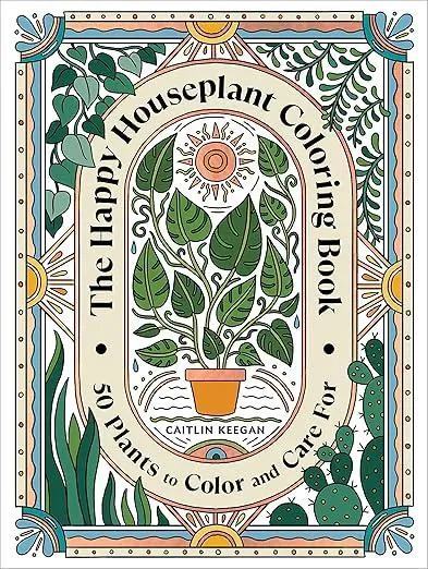 The Happy Houseplant Coloring Book