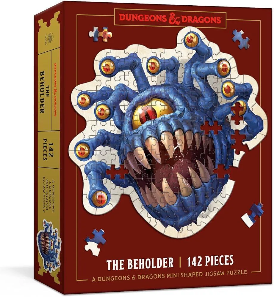 Dungeons & Dragons Mini Shaped Jigsaw Puzzle: The Beholder Edition : 142-Piece Collectible Puzzle for All Ages