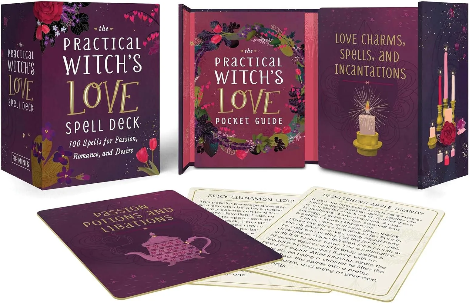 The Practical Witch's Love Spell Deck : 100 Spells for Passion, Romance, and Desire