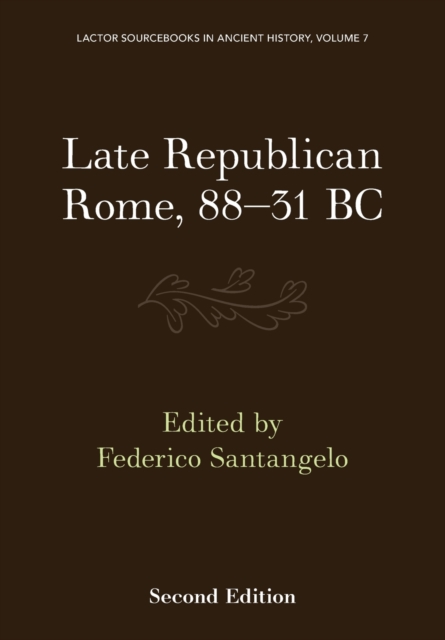Late Republican Rome, 88–31 BC