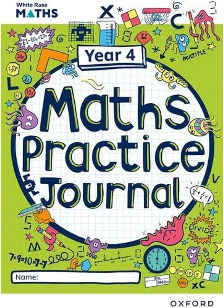 White Rose Maths Practice Journals Year 4 Workbook: Single Copy