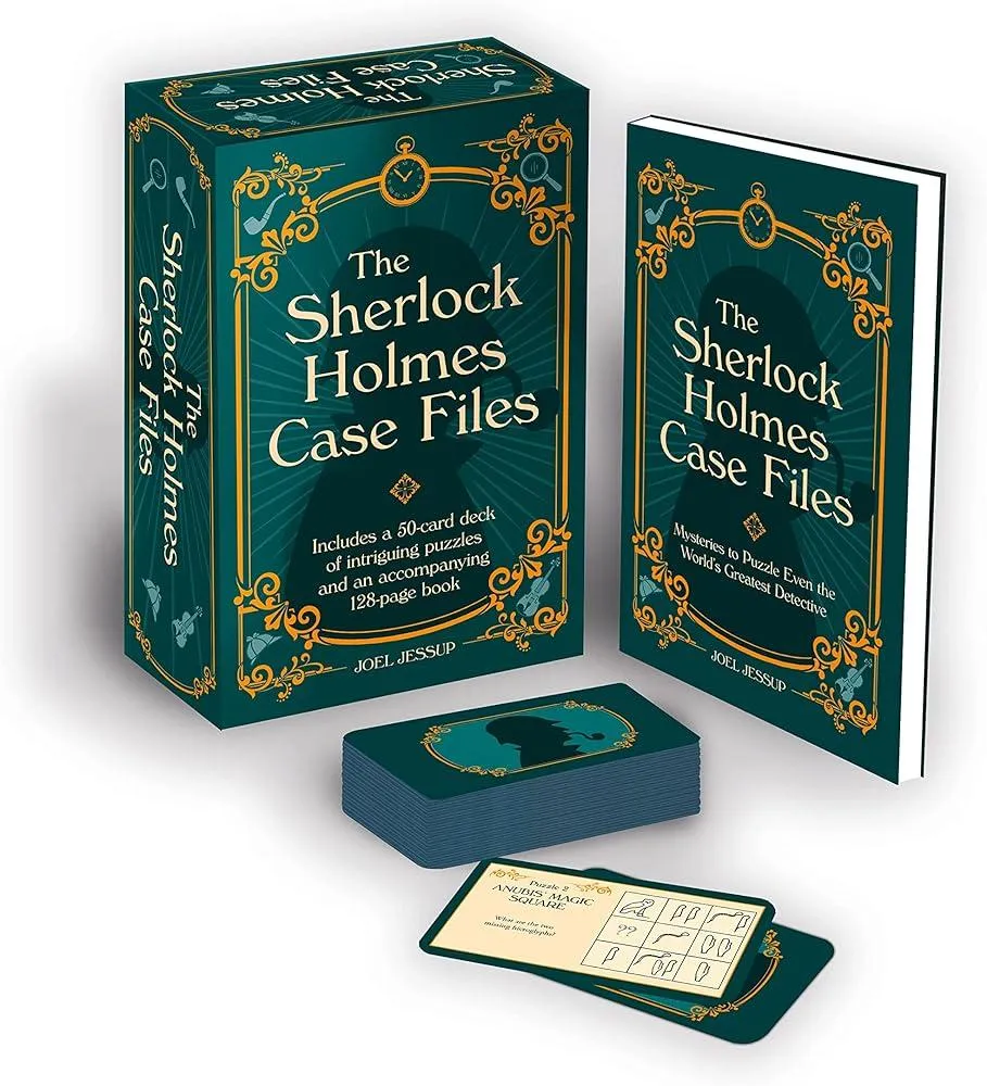 The Sherlock Holmes Case Files : Includes a 50-Card Deck of Absorbing Puzzles and an Accompanying 128-Page Book