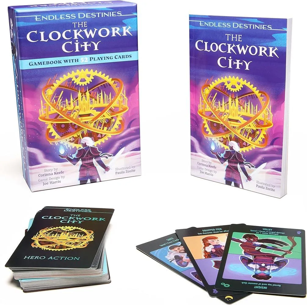 Endless Destinies: The Clockwork City : Interactive Book and Card Game