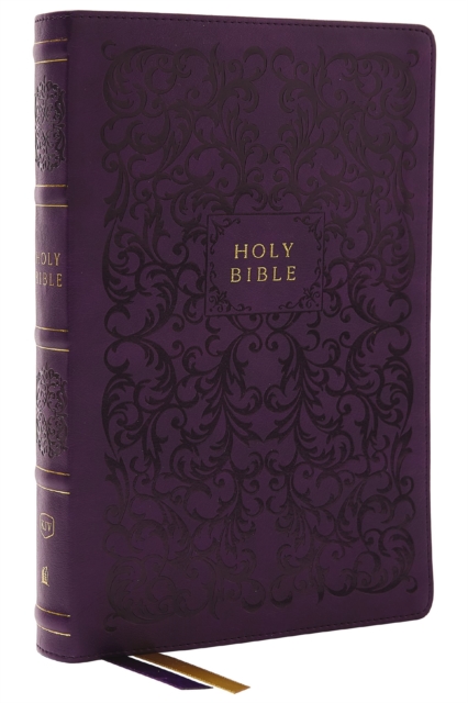 KJV Holy Bible with 73,000 Center-Column Cross References, Purple Leathersoft, Red Letter, Comfort Print